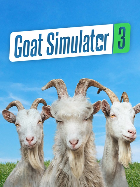 Goat Simulator 3 PC poster cover box